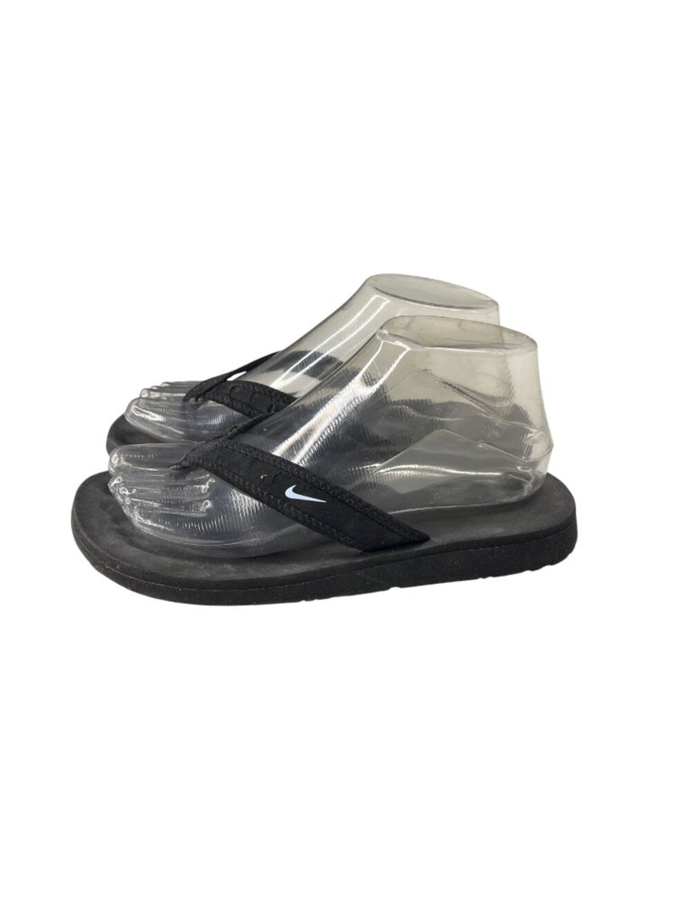 Nike Womens Black Flip Flops Size 6 Comfortable Summer Casual Sandals